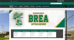 Desktop Screenshot of brealittleleague.com